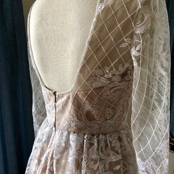 Monique Lhuillier Lace Dress - Picture 4 of 6